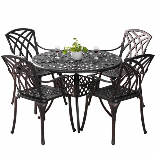Piece patio dining set - 5,