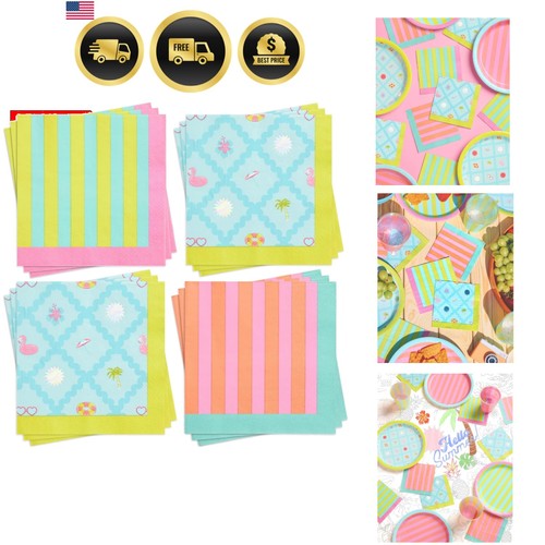 Pool party napkins ply - napkins, 3-ply