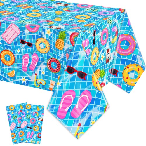 Pool party tablecloth for - tablecloth,