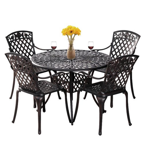 Outdoor patio dining set - dining, 5